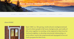 Desktop Screenshot of basicumc.org